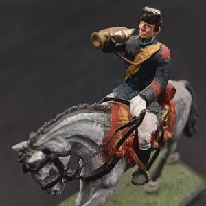 Soldado de Caballería de EE.UU. con Trompeta, Figura Coleccionable - imagen 6