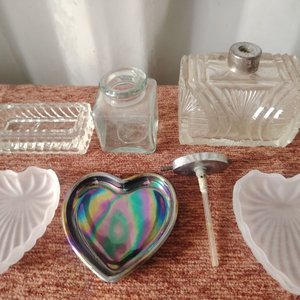 Set de Frascos y Recipientes de Vidrio Decorativos - imagen 3