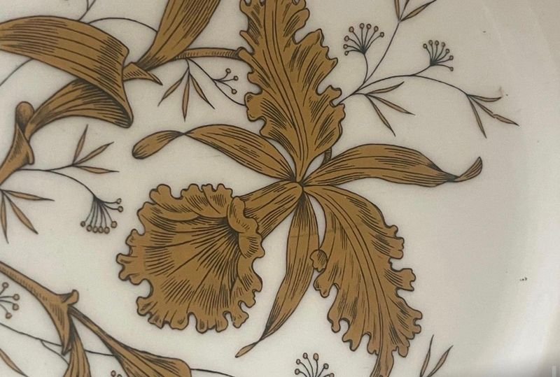Plato decorativo de porcelana LIMOGES, Francia - imagen 2