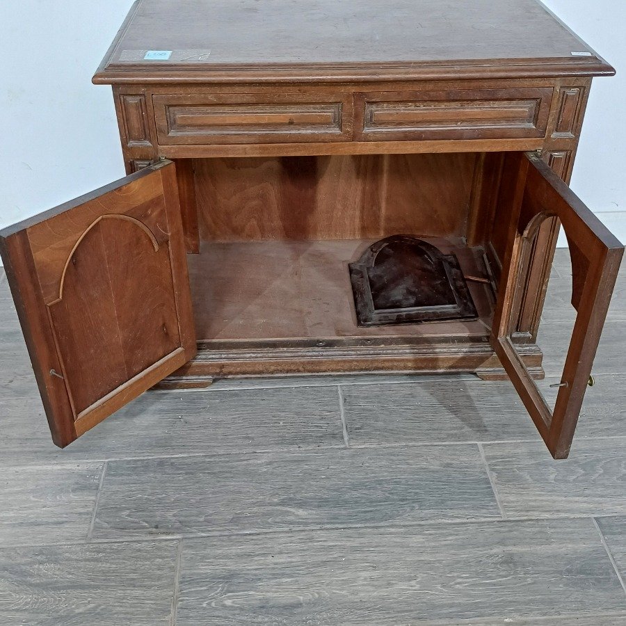 Mueble auxiliar estilo gótico en cedro - imagen 4