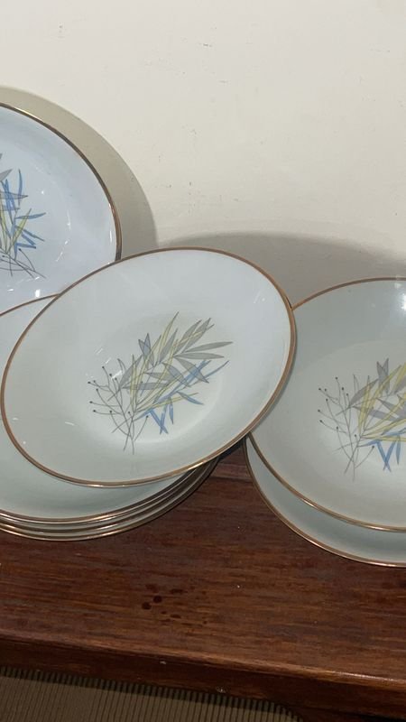 Juego de platos de porcelana fina antigüa de Brasil - imagen 3