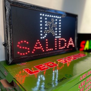 Lote de 6 Carteles LED de Salida y Salón - imagen 2