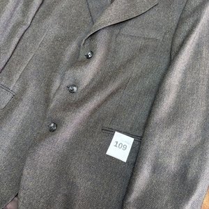 Saco de Vestir Talle 52 Marrón Tweed - imagen 1