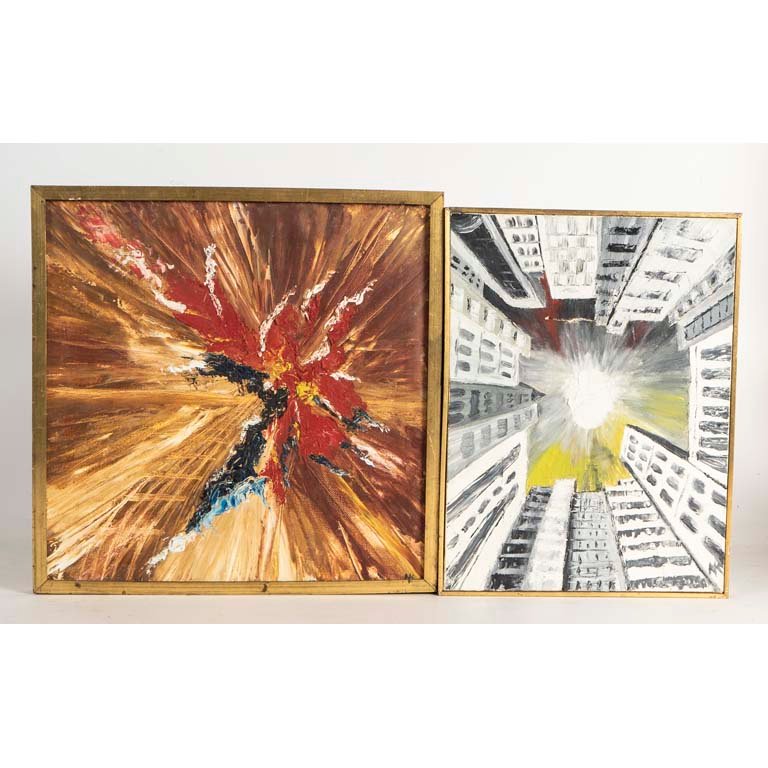 Pinturas Oleos Abstractas y de Ciudad