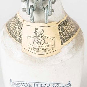 Porrón Conmemorativo Cervecería Popular a Vapor C. Niding 140 Años Uruguay - imagen 2