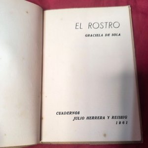 El Rostro de Graciela de Sola - Cuadernos Julio Herrera y Reissig (1961) - imagen 2