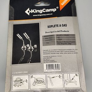 Soplete a Gas KingCamp Butano-Propano para Cocina y Reparaciones - imagen 5