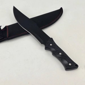Lote siguiente: Cuchillo Bowie Negro con Funda