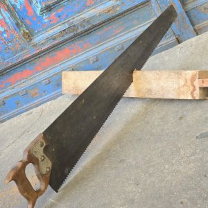 Lote siguiente: Serrucho Antiguo de Carpintería de 90cm