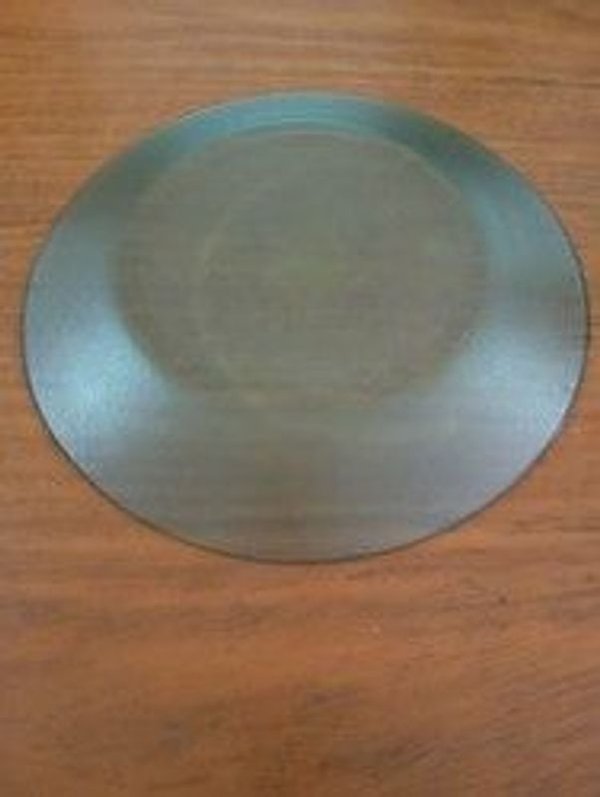Platos de vidrio verdes decorativos - imagen 3