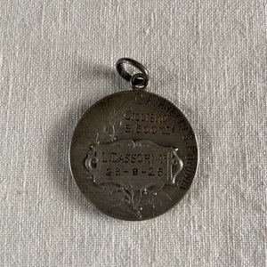 Medalla Ciclismo Club América Amberes 1925 Primer Puesto Dassori - imagen 5