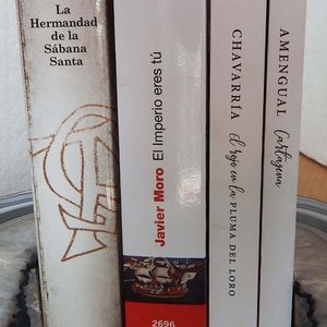 Lote de 4 Novelas: El Rojo En La Pluma Del Loro, Cartagena, El Imperio Eres Tú y La Hermandad De La Sábana Santa - imagen 3