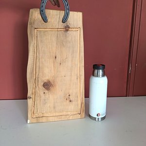 Tabla de Cocina Artesanal de Madera con Herradura - imagen 6