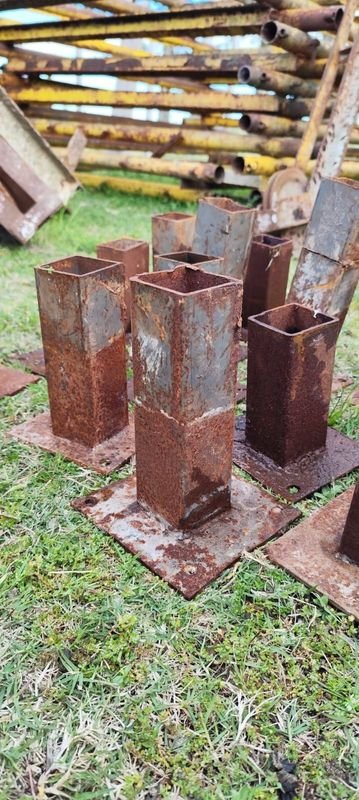 Lote de Caños con Platina para Construcción