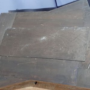 Perchero de Madera con Repisa y Espejo Biselado - imagen 3