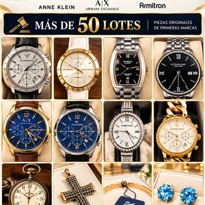 Lote anterior: Lote de Relojes y Joyas de Alta Gama: Michael Kors, Tommy Hilfiger, Seiko, Armani Exchange, Swarovski