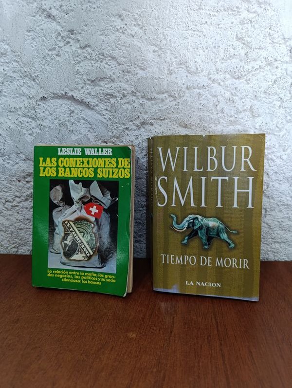 Libros de Ficción de Leslie Waller y Wilbur Smith - imagen 1