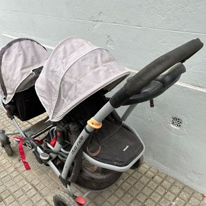 Cochecito Doble Mellizos "Infanti Duo Ride" Gris - imagen 4