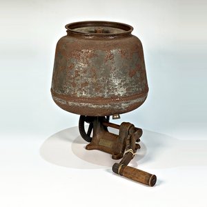 Descremadora Antigua "Domo" de Suecia con Tacho y Manija para Hacer Manteca - imagen 2