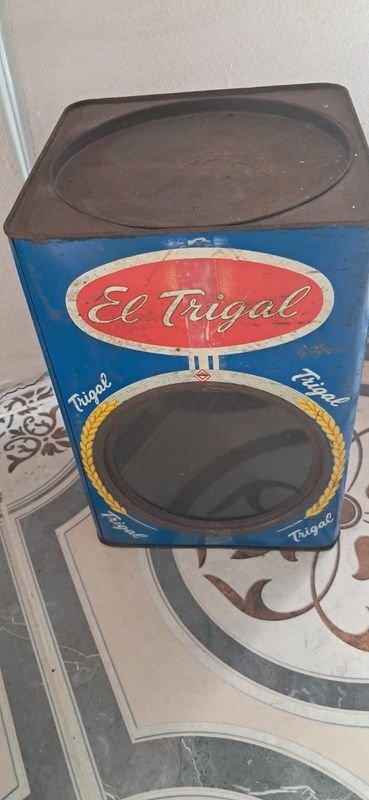 Lata Antigua de Galletas "El Trigal" Grande
