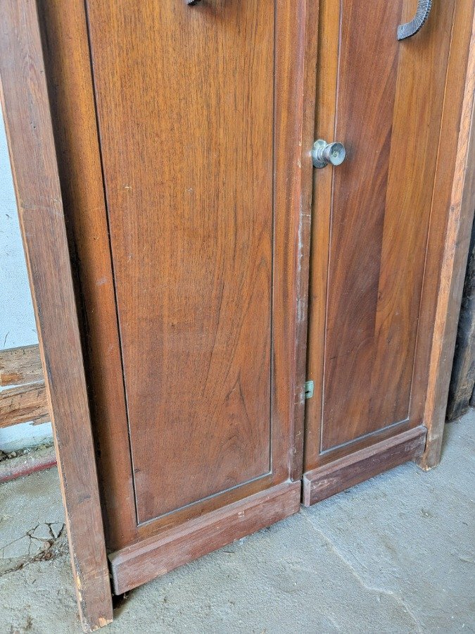 Puerta doble exterior en cedro con marco de pinotea - imagen 6