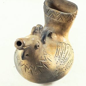 Jarra Decorativa de Cerámica con Forma de Gallina - imagen 2