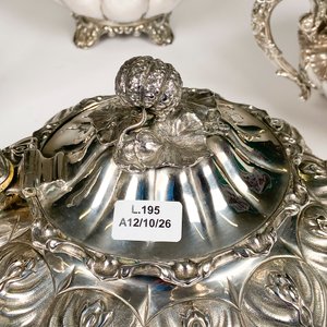 Juego de Té de Plata Inglesa Georgiana, Siglo XIX - imagen 4