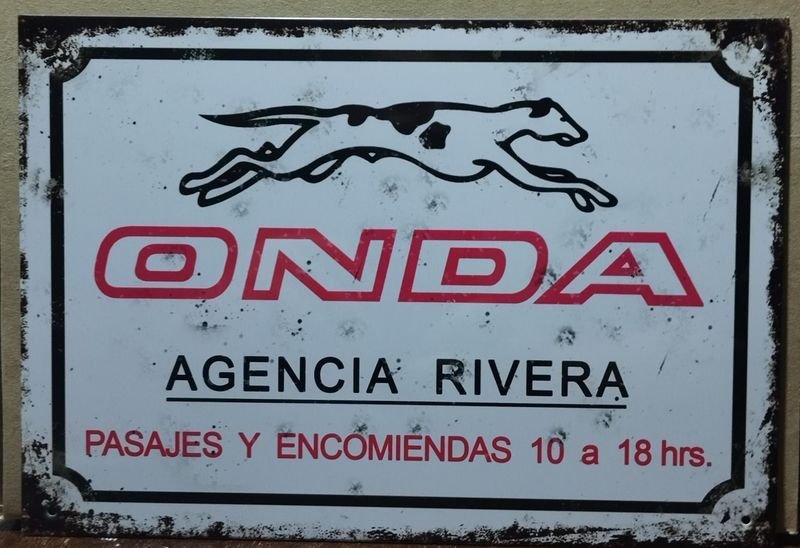 Lote siguiente: Cartel decorativo de ONDA Rivera