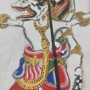 Marioneta Wayang Kulit Indonesia Tradicional - imagen 2