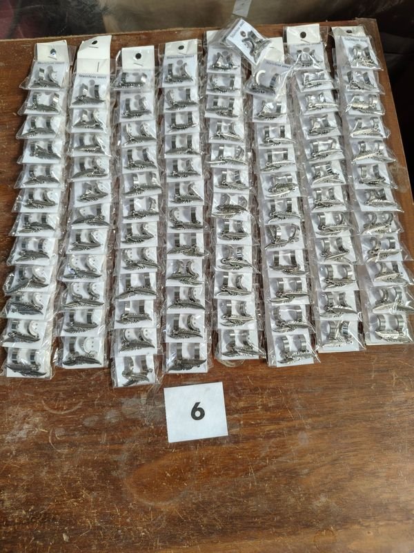 96 Pares de Caravana de Acero Inoxidable