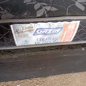 Sommier de 1 Plaza con Baulera y Colchón Gazin - imagen 6