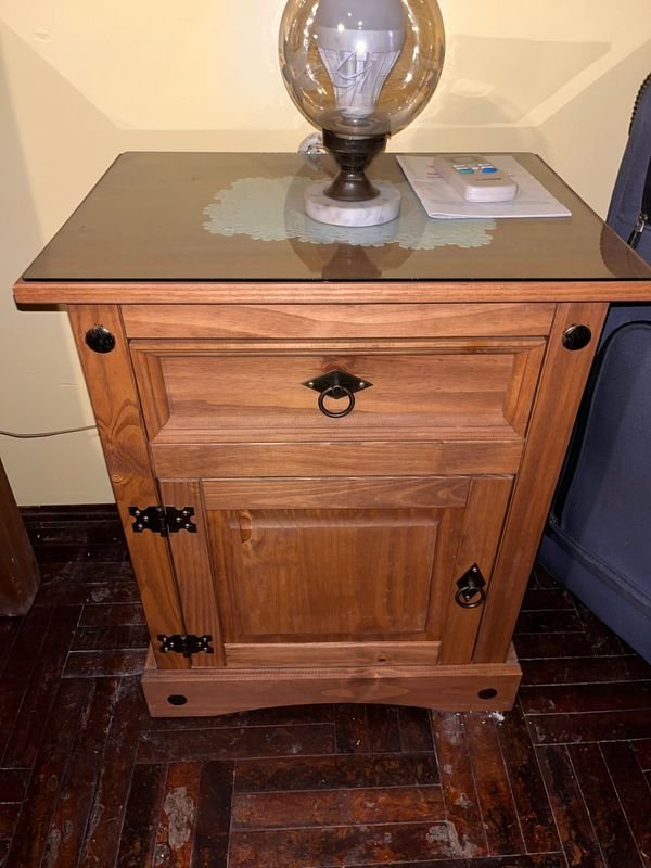 Mesa de luz mexicana con vidrio de excelente calidad - imagen 3