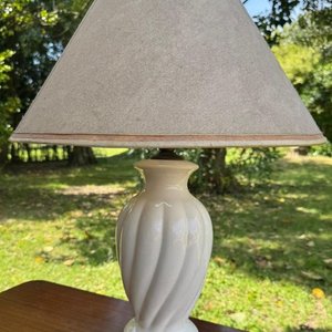 Lámpara de Mesa de Cerámica Esmaltada con Pantalla Troncocónica - imagen 2