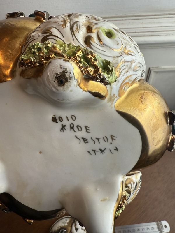 Gran Bombonera en Cerámica Capodimonte - imagen 4