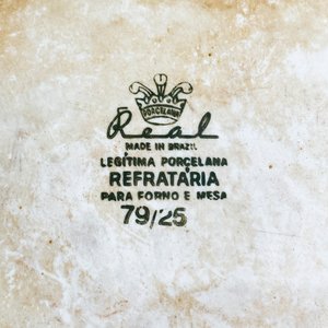 Dos Fuentes Ovalada y Cuadrada de Porcelana "Vegetales" para Horno - imagen 4