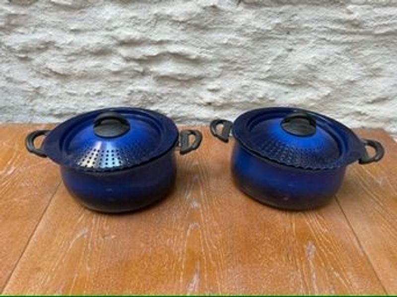Potes azules nuevos sin uso - imagen 2
