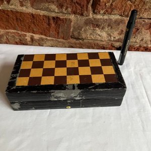Juego de Damas Plegable con Cartas Españolas y Francesas - imagen 2