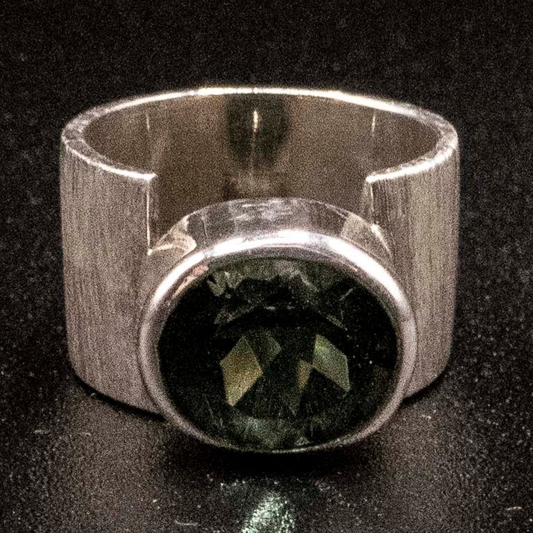 Anillo de Plata 950 con Prasiolita