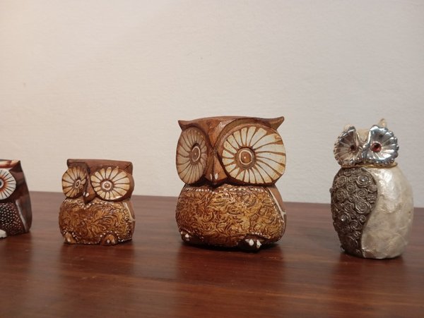 Adornos de lechuzas artesanales - imagen 3