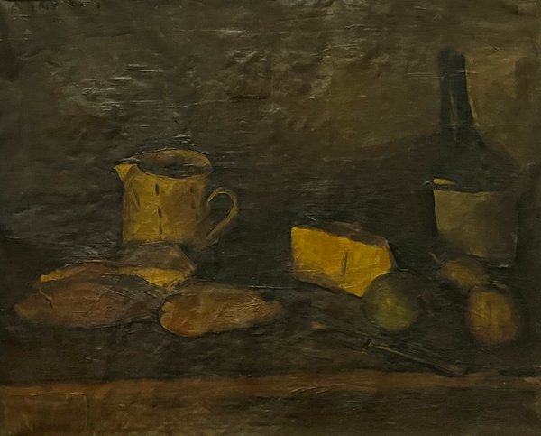 Bodegón con Frutas de Augusto Torres - Óleo sobre Tela Firmado - imagen 1
