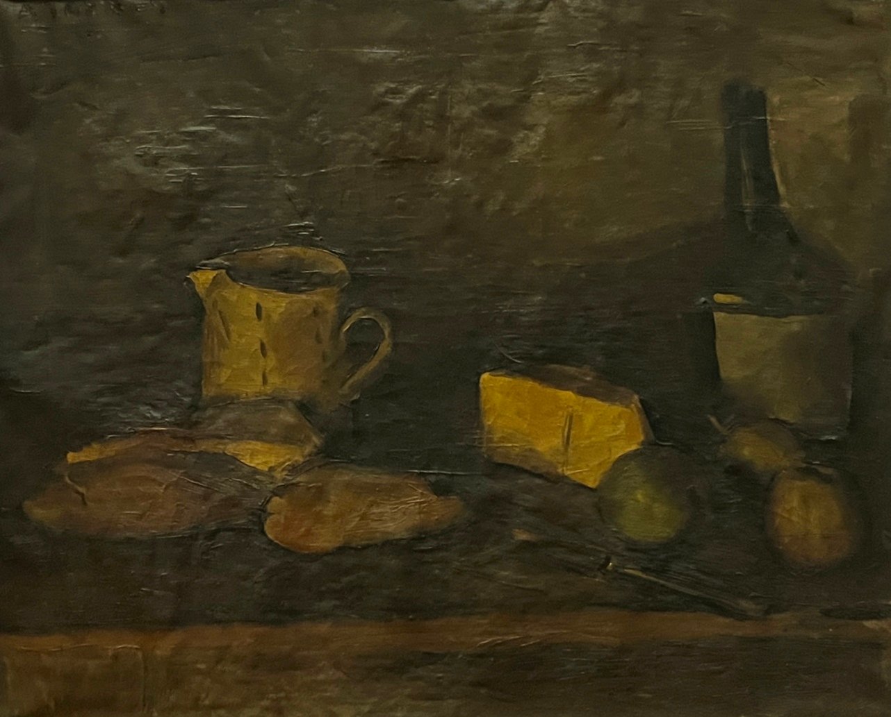 Bodegón con Frutas de Augusto Torres - Óleo sobre Tela Firmado