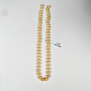 Collar de Perlas de Cultivo Doradas - imagen 2