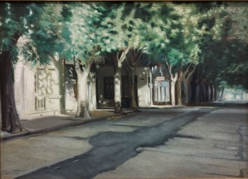 Pintura de ciudad de Aldo Curto - imagen 2