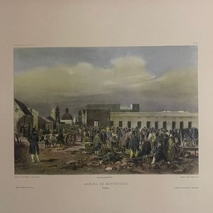 Lote anterior: Litografía "Marché de Montevideo" de la Época Colonial e Independencia Uruguaya