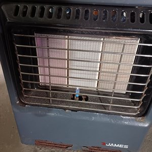 Estufa a Gas James Gris Oscuro - imagen 1