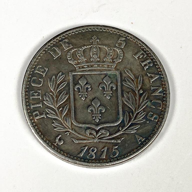 Moneda Francesa de 1815 - Rey Luis XVIII