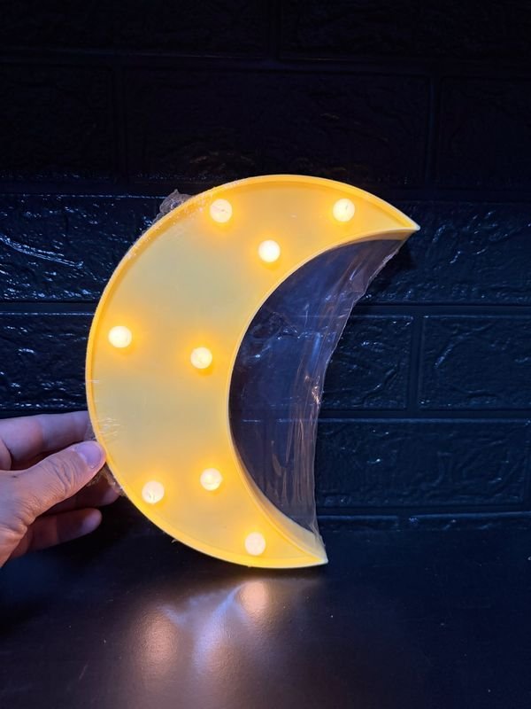 Luces Decorativas LED a Pilas Forma de Luna Varios Colores