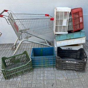Lote anterior: Carro de Supermercado con 9 Cajones Plásticos de Colores Variados