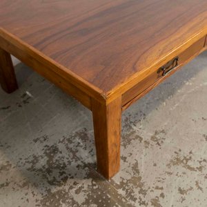 Mesa Ratona de Madera con Dos Cajones - imagen 2