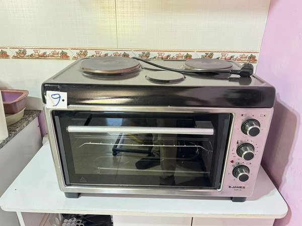 Horno eléctrico James con dos hornallas y asaderas - imagen 4